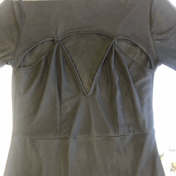 PrettyLittleThing Long Sleeve Mesh Dress #119 - Picture 3 of 10